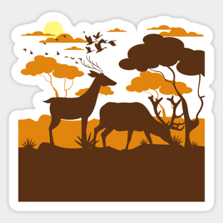 Wild Life- African Animals Sticker
